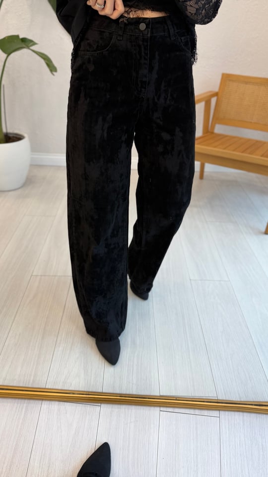SİYAH 0006 KADİFE PANTOLON 