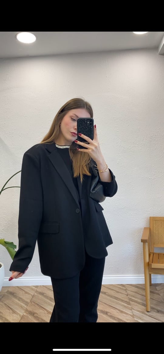 SİYAH 0822 BLAZER CEKET