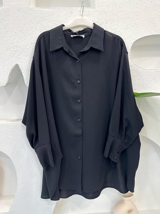 SİYAH 10204 GÖMLEK