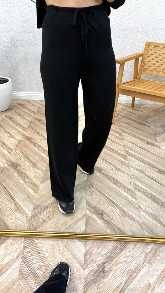 SİYAH 1282 TRİKO PANTOLON 