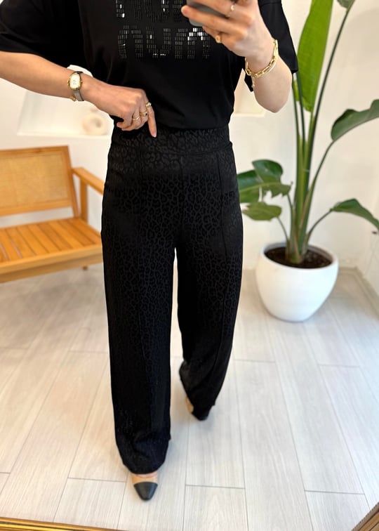 SİYAH 1632 SATEN PANTOLON