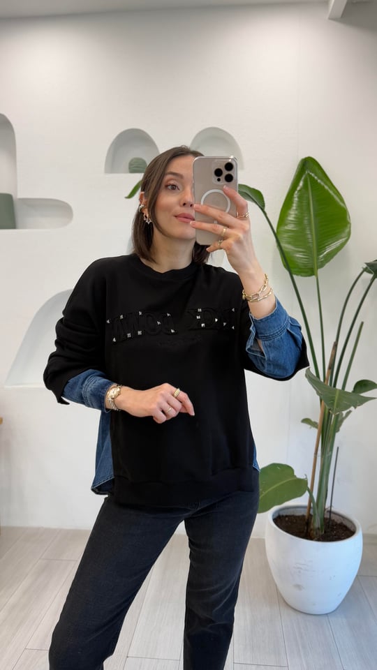 SİYAH 31990 SWEAT