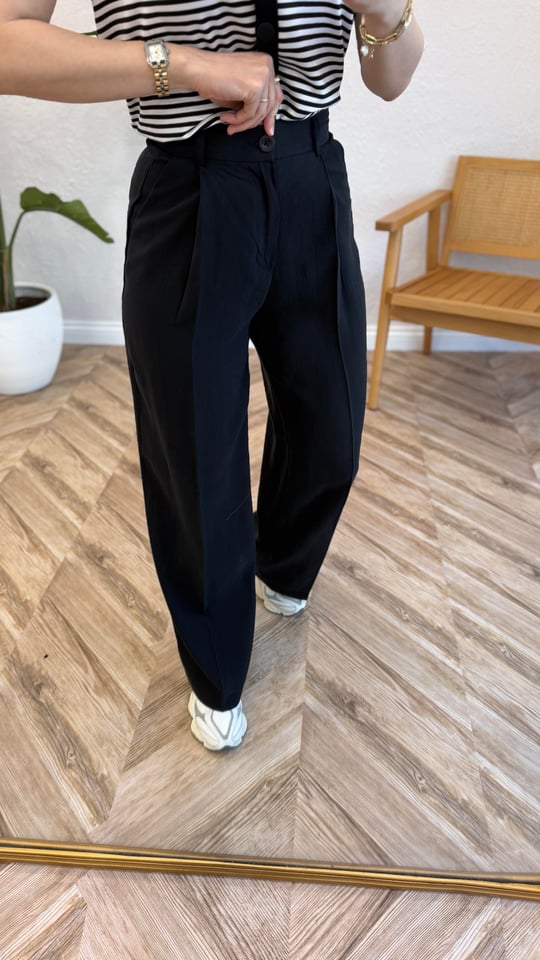 SİYAH 51020 TENCEL PANTOLON 