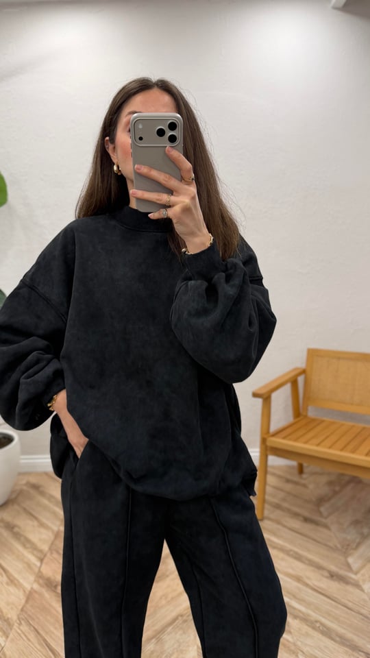 SİYAH 5377 SWEAT 