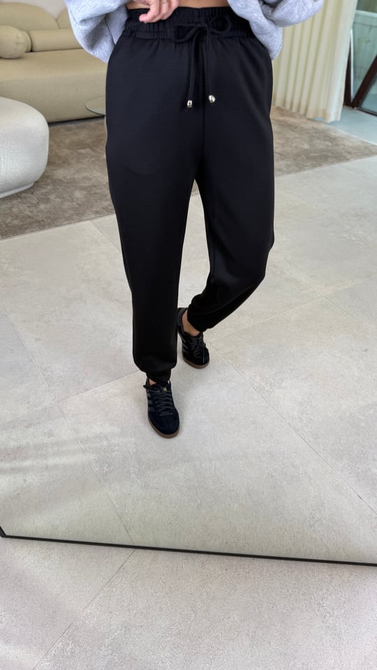 SİYAH 5382 JOGGER MODAL PANTOLON 