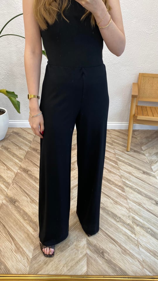 SİYAH 6326 BAMBU PANTOLON 