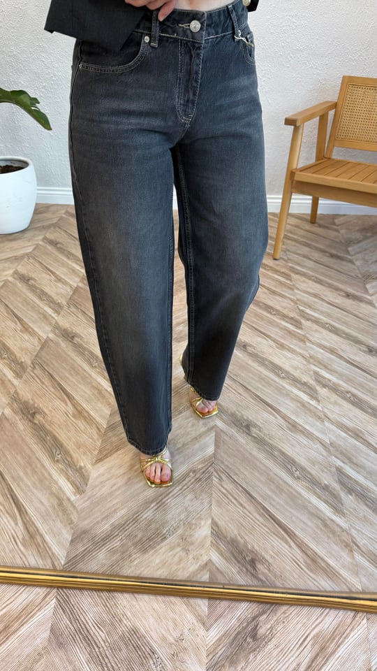 SİYAH 71769 ESKİTME JEAN