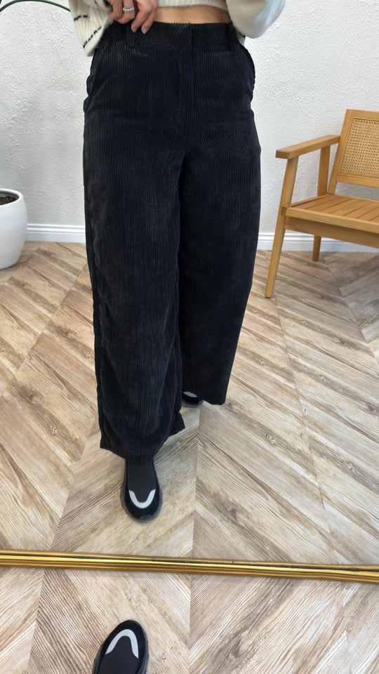 SİYAH 7567 KADİFE PANTOLON
