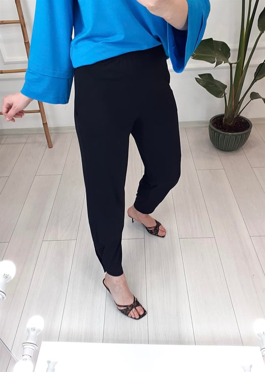 SİYAH BAMBU PANTOLON
