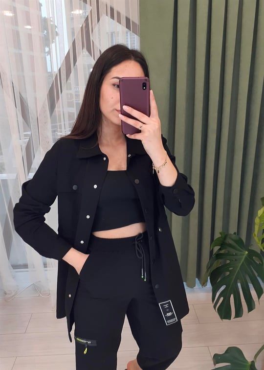 SİYAH CASUAL TAKIM 