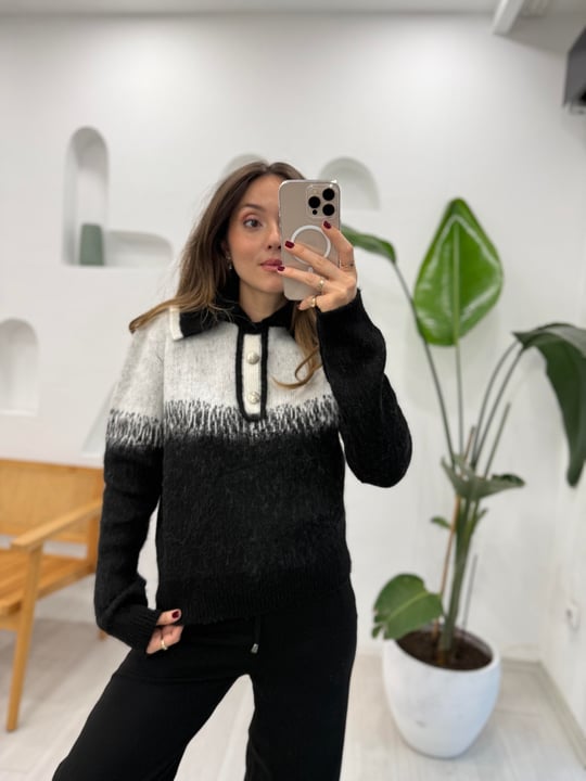 SİYAH-EKRU 4559 HIRKA 
