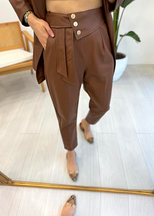 TABA 1206 DERİ PANTOLON 