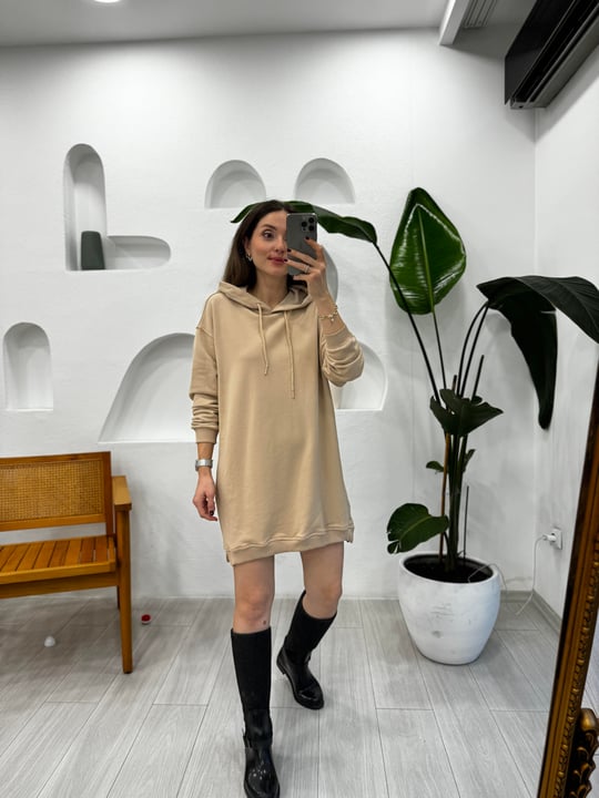 TAŞ 1231 SWEAT ELBİSE