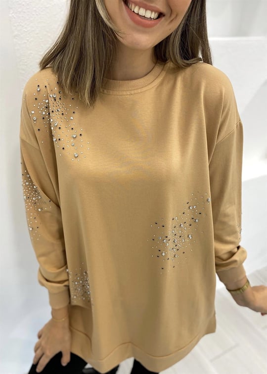 TOPRAK TAŞLI SWEAT 
