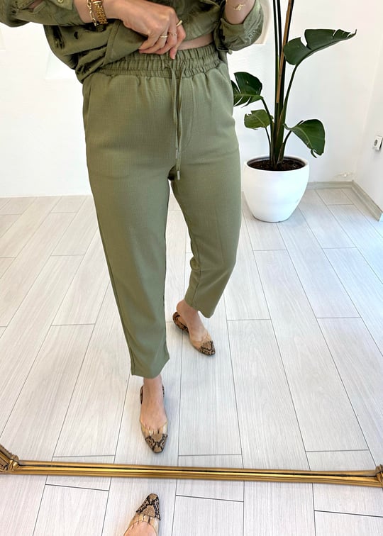 YAĞ YEŞİL 39376 PANTOLON