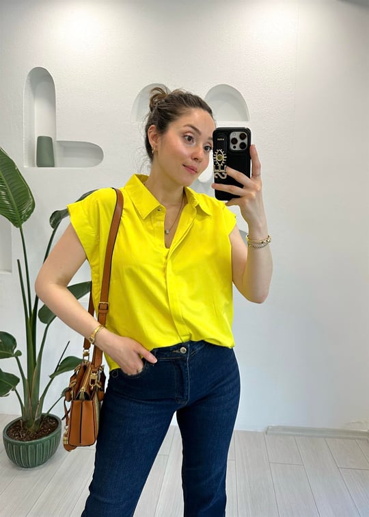 YAĞYEŞİL GÖMLEK