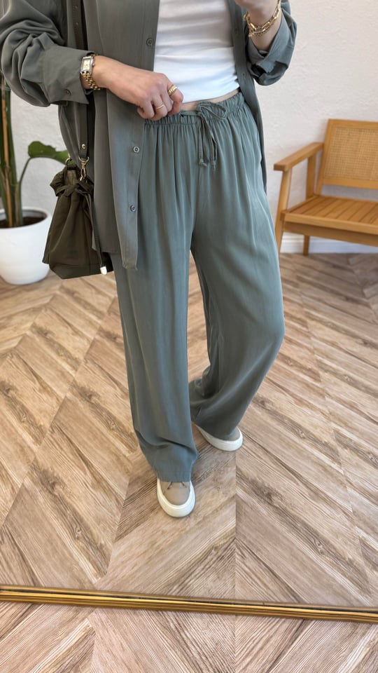 YEŞİL 1319 TENSEL PANTOLON 