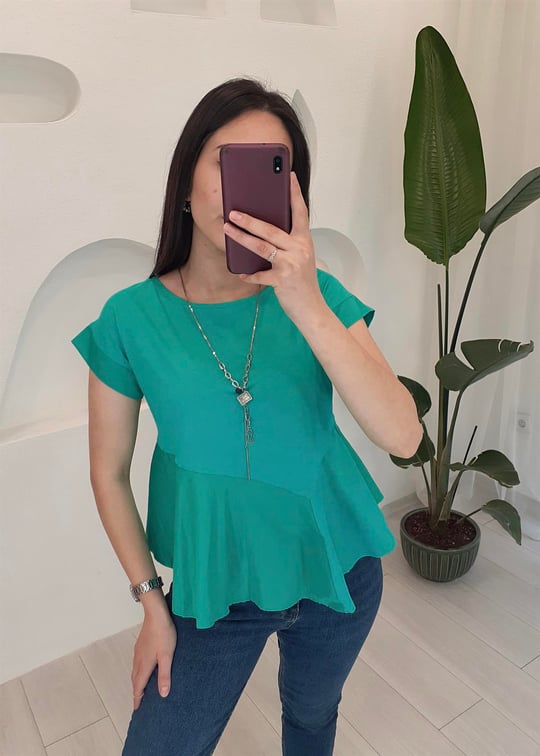 YEŞİL 7126 BLUZ 