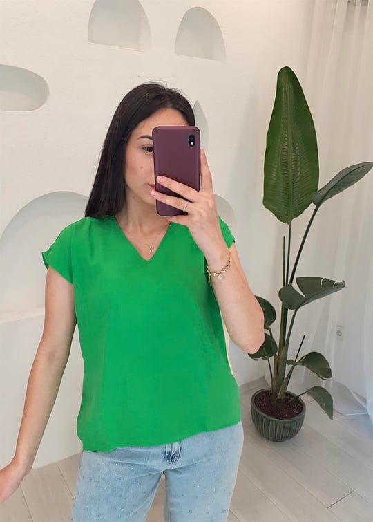 YEŞİL 7213 BLUZ 