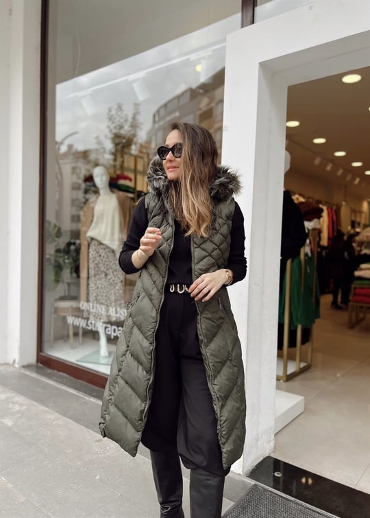 YEŞİL DOLUM YELEK 