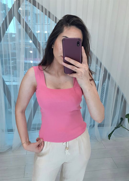 AÇIK PEMBE 5642 UZUN KARE ATLET