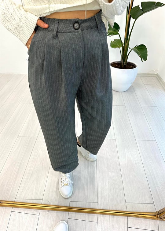ANTRASİT 5123 BALIKSIRTI PANTOLON