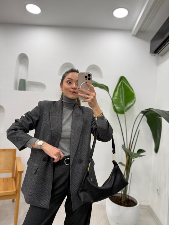 ANTRASİT 60757 BLAZER CEKET 