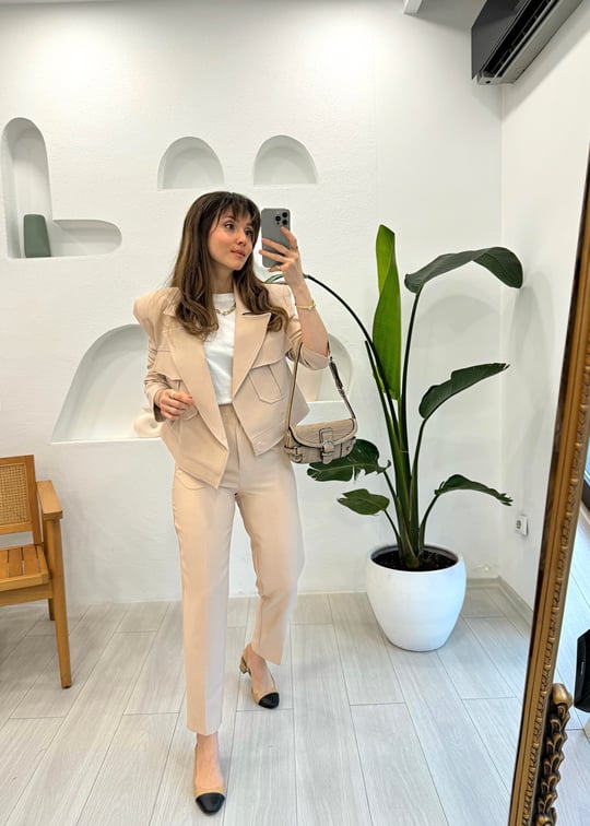 BEJ 1155 ZARA KUMAŞ PANTOLON