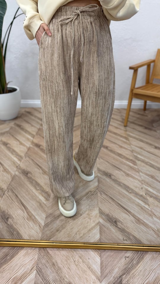 BEJ 1183 KADİFE PANTOLON