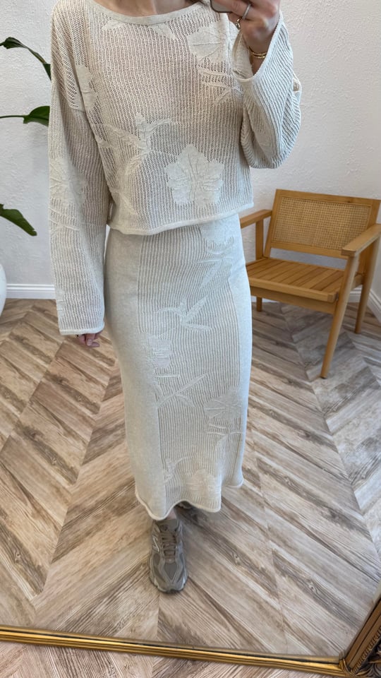 BEJ 4491 ÇİÇEK DESEN TRİKO TAKIM