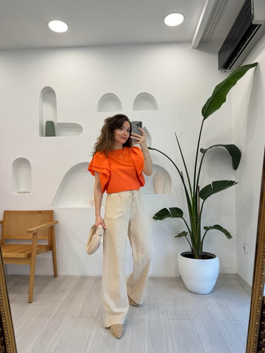 BEJ 6252 KETEN PANTOLON