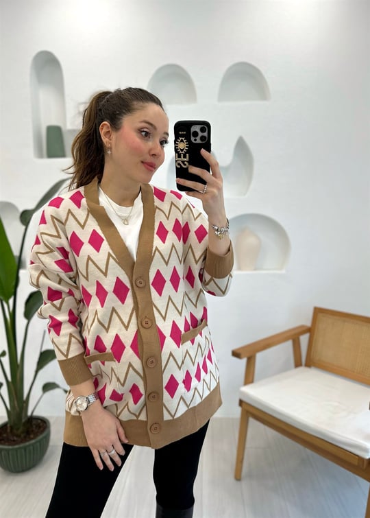 BEJ BAKLAVA DESEN HIRKA