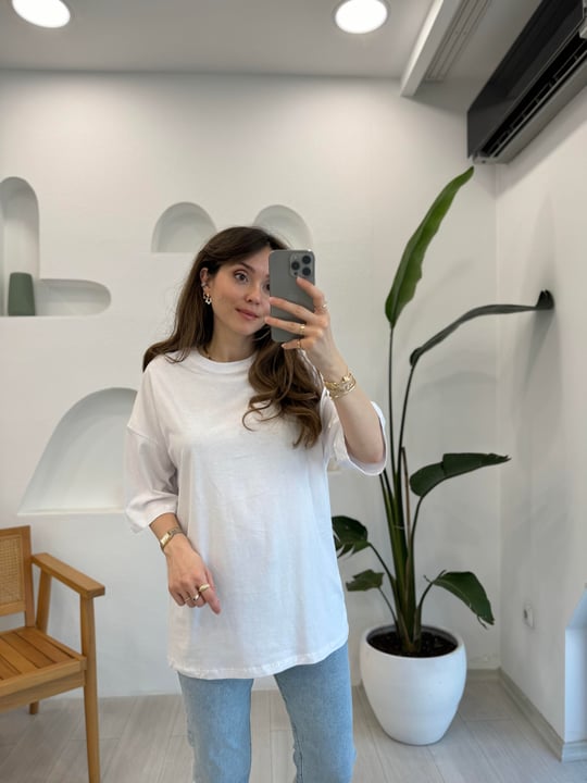 BEYAZ 0303 BASİC TİŞÖRT