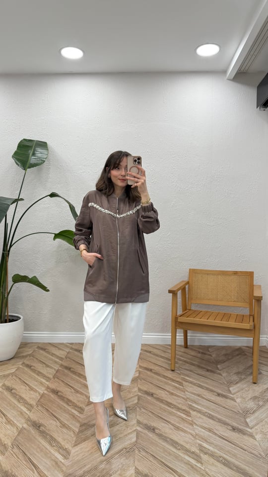 BEYAZ 1111 PİLELİ PANTOLON 
