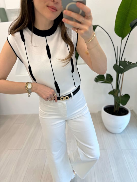 BEYAZ 3117 TRİKO BLUZ