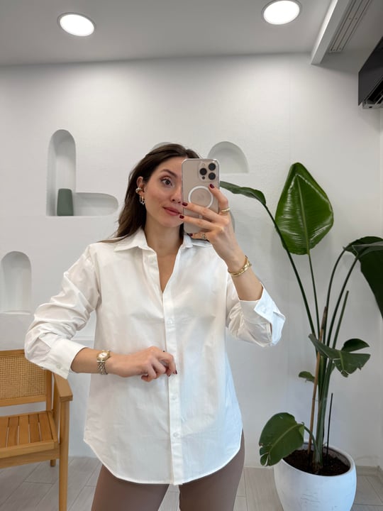BEYAZ 34448 VATKALI GÖMLEK