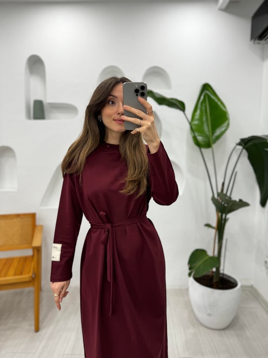 BORDO 2400 ELBİSE