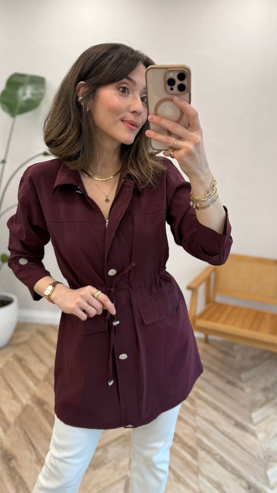 BORDO 2862 DÜĞME DTY TENSEL KAP 