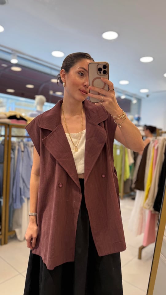 BORDO 2940 KRUVAZE BAĞLAMALI YELEK
