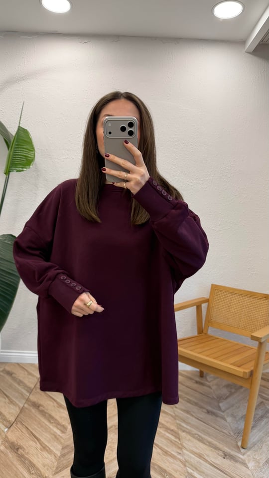 BORDO 3117 SWEATSHİRT 