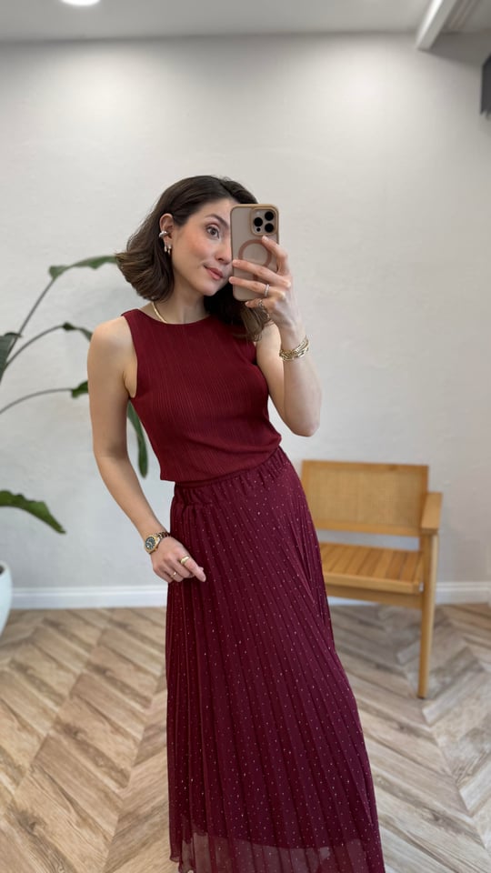 BORDO 34529 TAŞLI PİLİSE ETEK