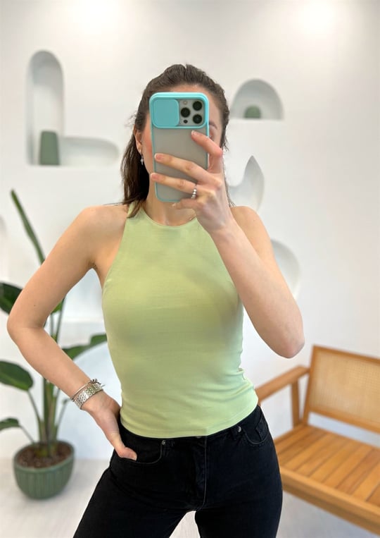 ÇAĞLA 3694 HALTER YAKA TSHİRT