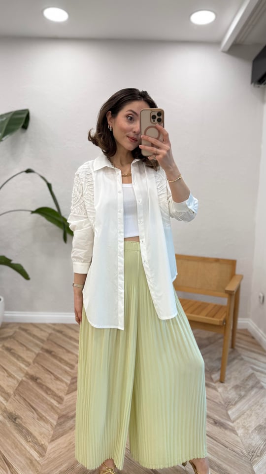ÇAĞLA 5359 PLİSE PANTOLON ETEK 