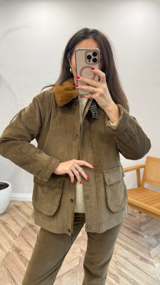 CAMEL 1502 KADİFE CEKET
