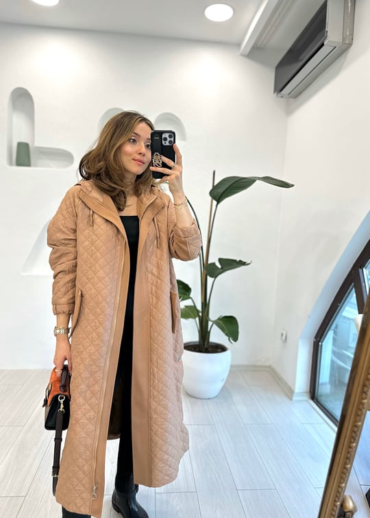 CAMEL 4819 KAPÜŞONLU MONT 