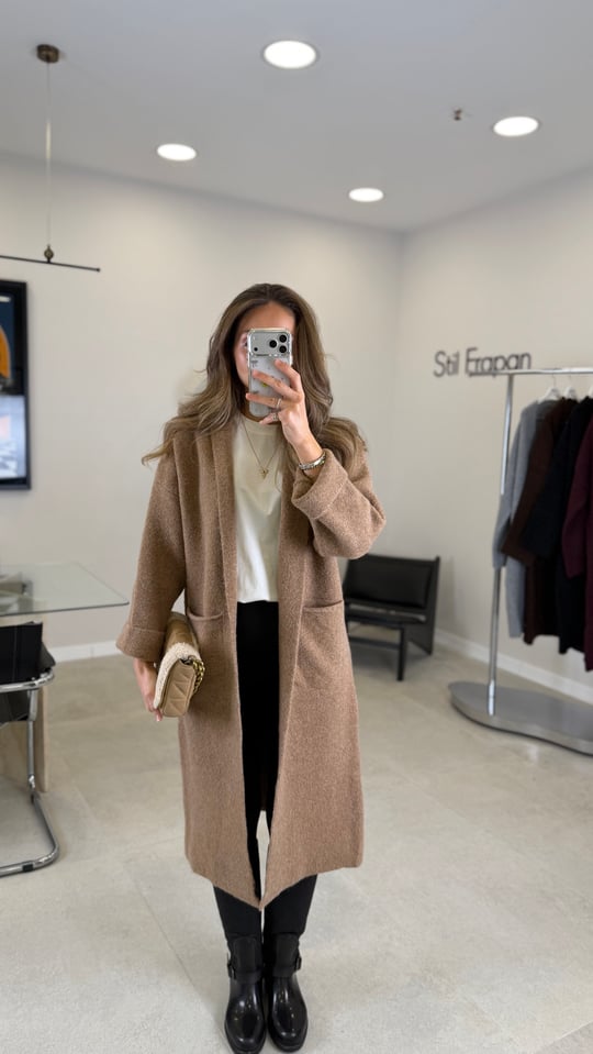 CAMEL 6635 UZUN TRİKO HIRKA 