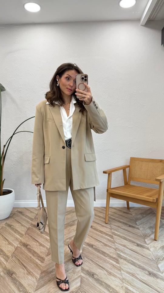 CAMEL  9597 CEKET PANTOLON TAKIM