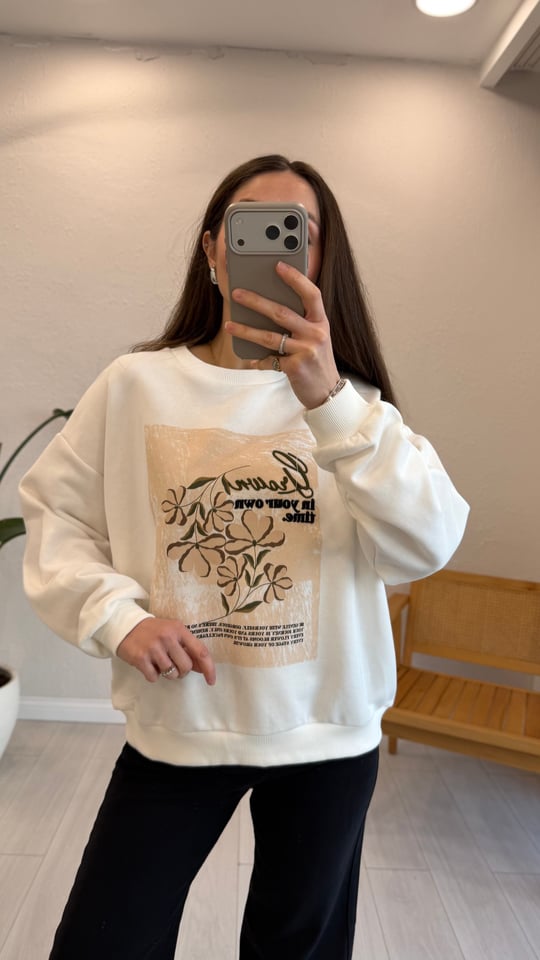 EKRU 1737 SWEATSHİRT