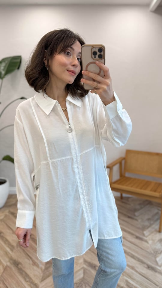 EKRU 2835 FERMUARLI CEKET 