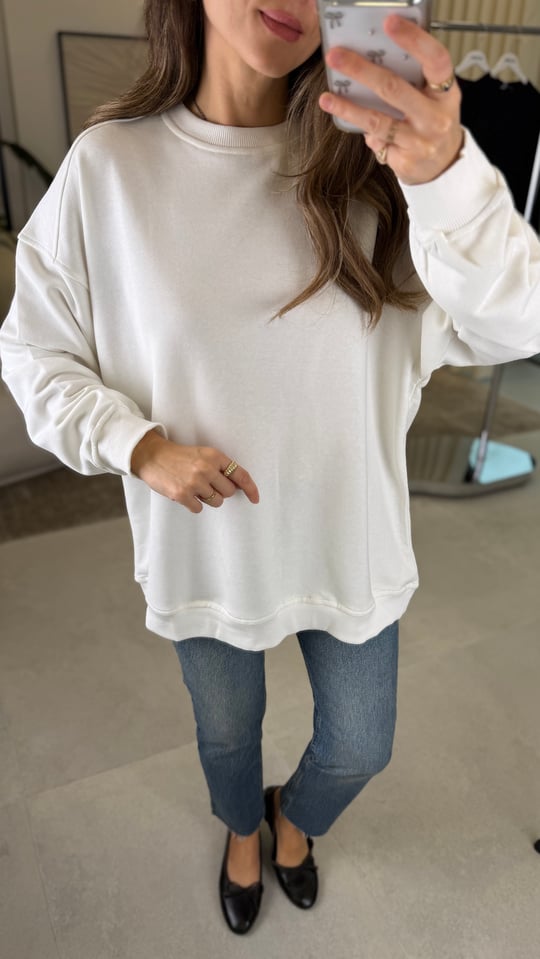 EKRU 3168 BASİC SWEAT 